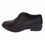 Pantofi barbati maro din piele naturala cu perforatii decorative SIR020GML